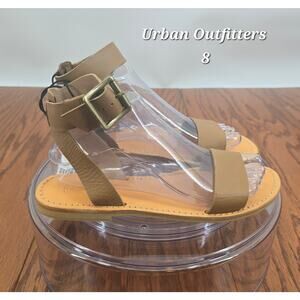 Urban Outfitters 
Tan Lana Ankle Strap Sandals